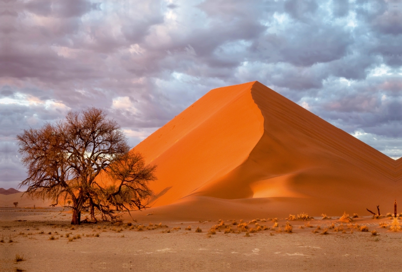 Ein Tag beginnt im Sossusvlei