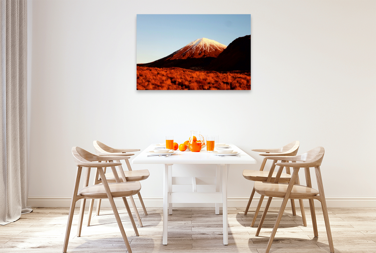 Mount Ngauruhoe im Abendlicht