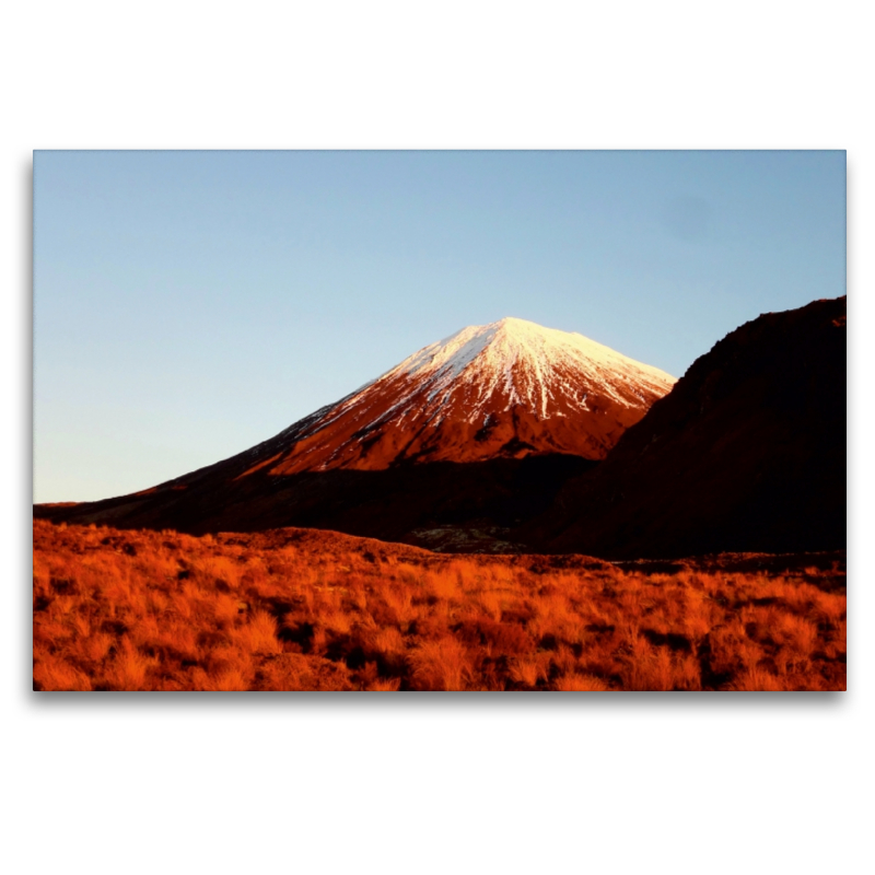 Mount Ngauruhoe im Abendlicht