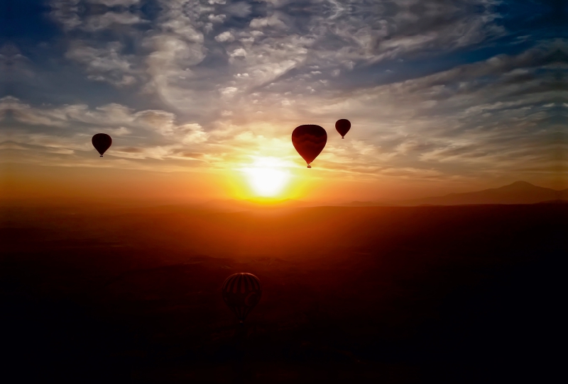 Mit dem Ballon über Kappadokien