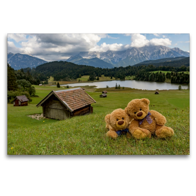 Travelling Teddy am Geroldsee