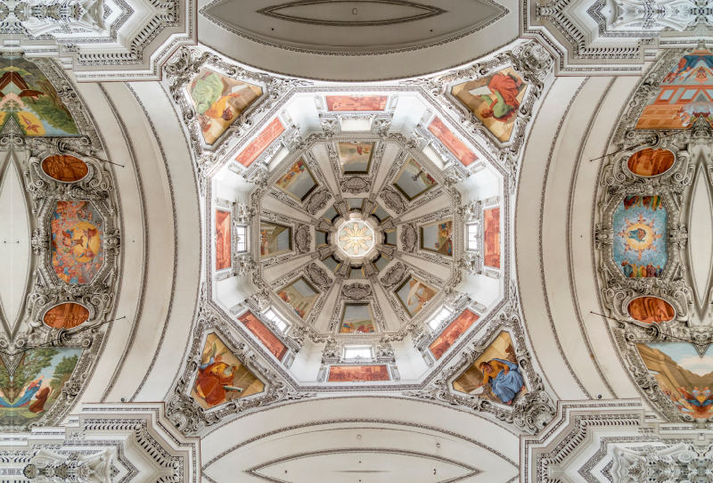 Deckenmalerei im Salzburger Dom