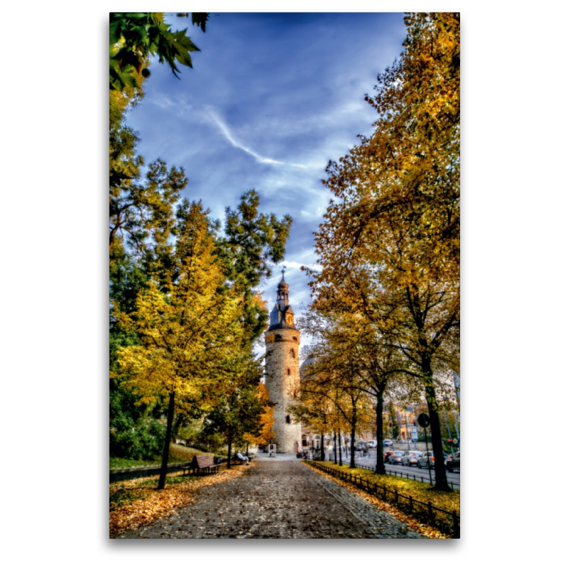 Der Leipziger Turm im Herbst