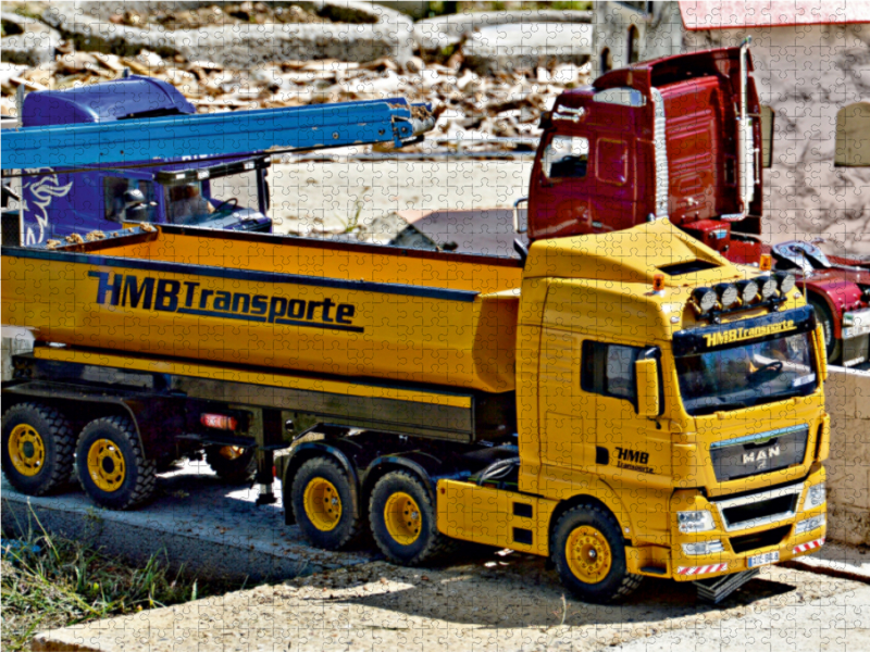 MAN Lkw gelb