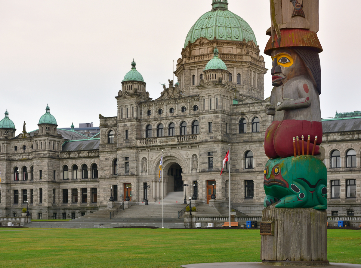 Das British Columbia Parliament Building, Victoria BC