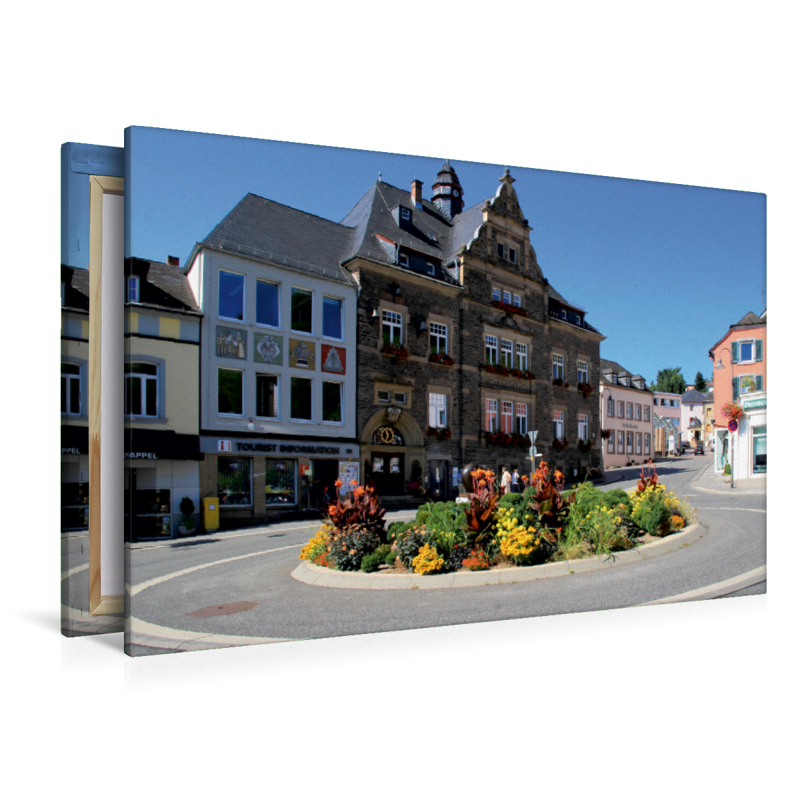 Blick auf das Rathaus von Saarburg