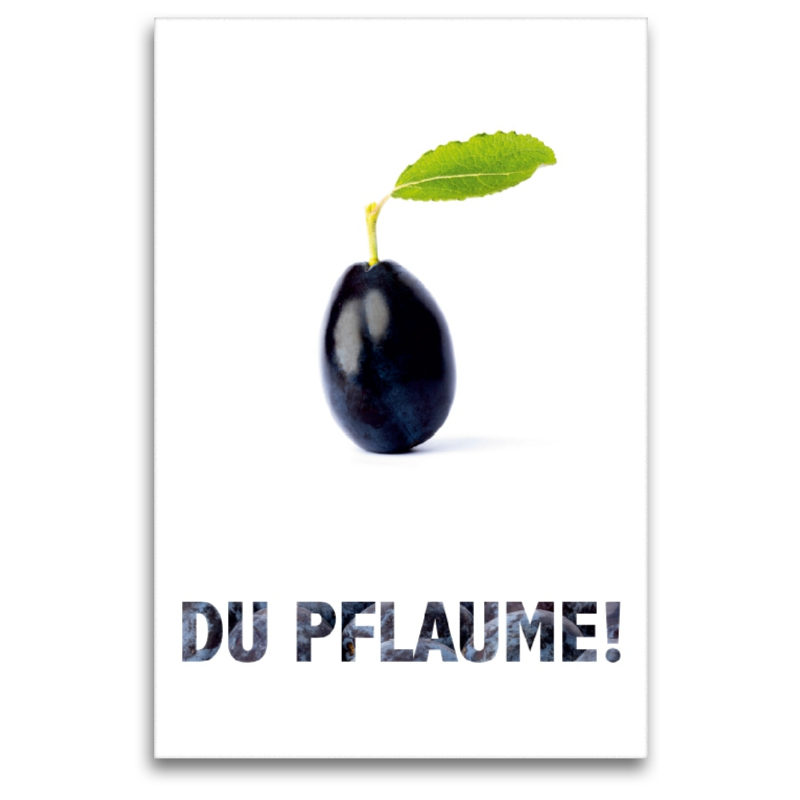 Du Pflaume! - ohne Worte.