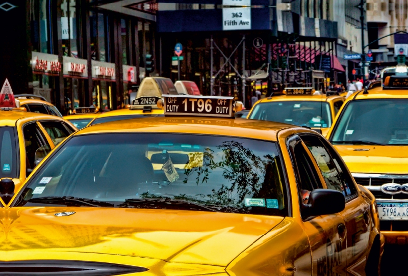 Ein Motiv aus dem Kalender New York - nur im Taxi