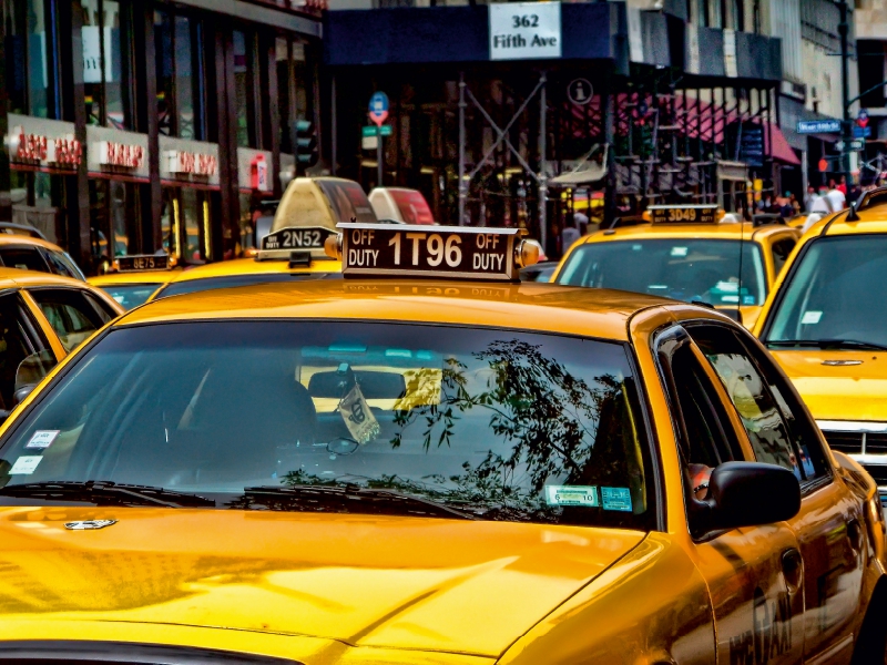 Ein Motiv aus dem Kalender New York - nur im Taxi