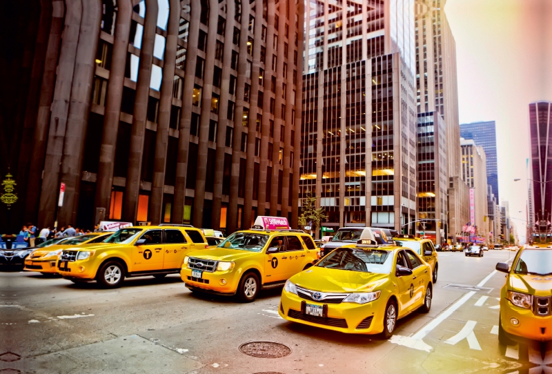 Ein Motiv aus dem Kalender New York - nur im Taxi