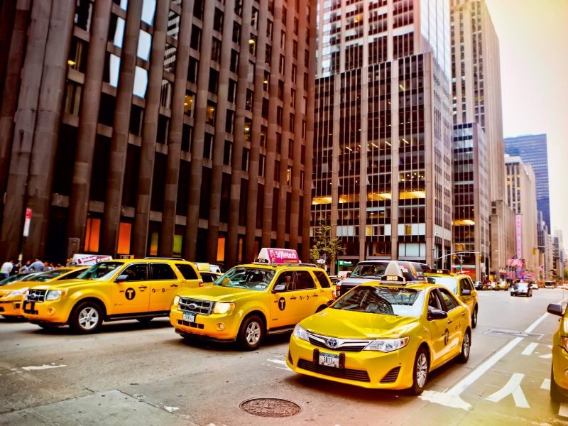 Ein Motiv aus dem Kalender New York - nur im Taxi