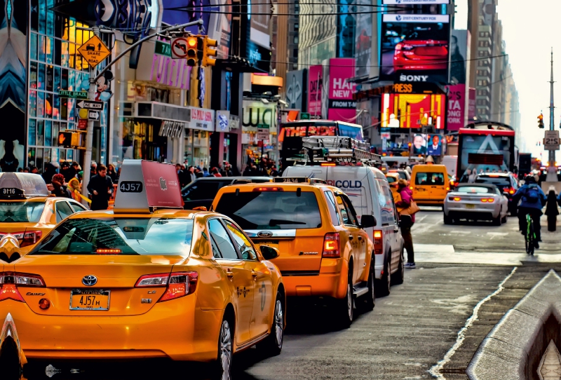 Ein Motiv aus dem Kalender New York - nur im Taxi