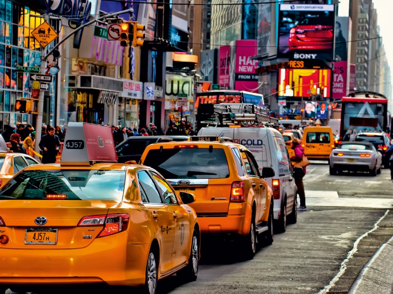 Ein Motiv aus dem Kalender New York - nur im Taxi