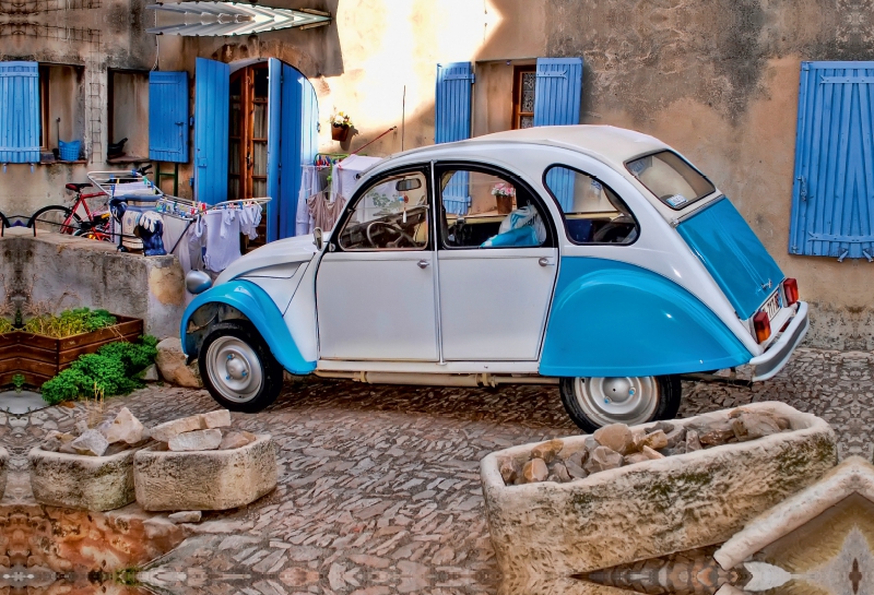 Ein Motiv aus dem Kalender Citroën 2CV - die Ente