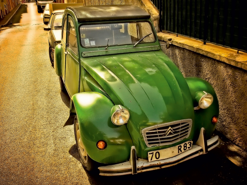 Ein Motiv aus dem Kalender Citroën 2CV - die Ente