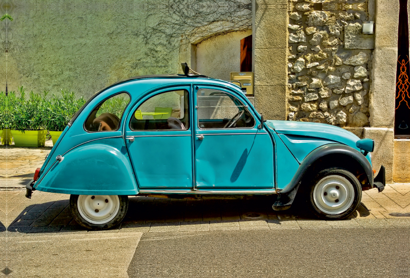 Ein Motiv aus dem Kalender Citroën 2CV - die Ente