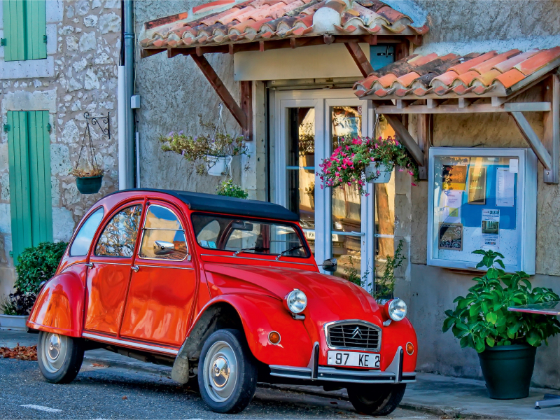 Ein Motiv aus dem Kalender Citroën 2CV - die Ente