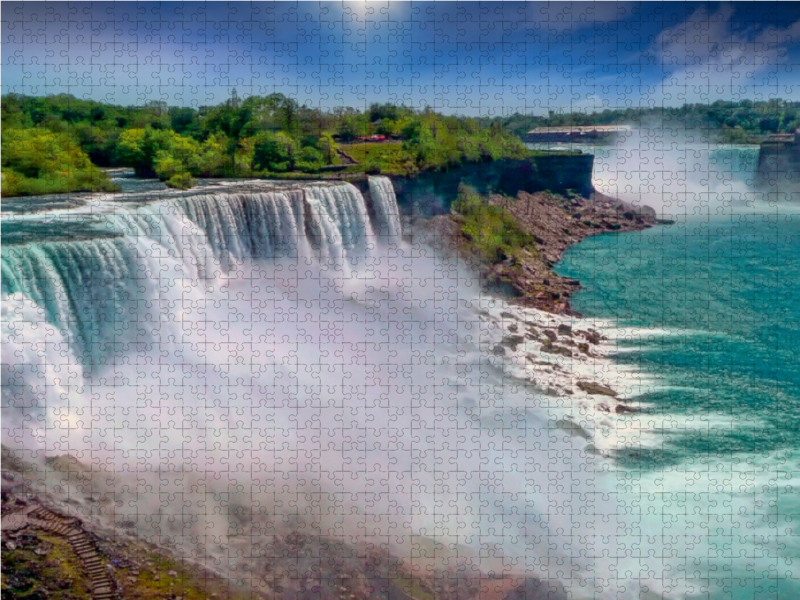 Niagarafälle - American Falls und Horseshoe Fall