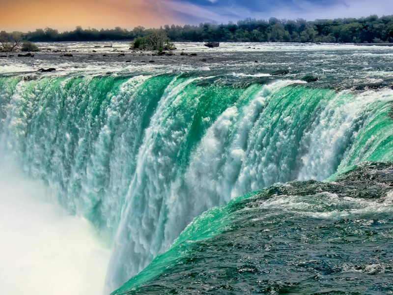 Niagarafälle - American Falls und Horseshoe Fall