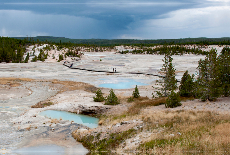 Kraterlandschaft im Yellowstone