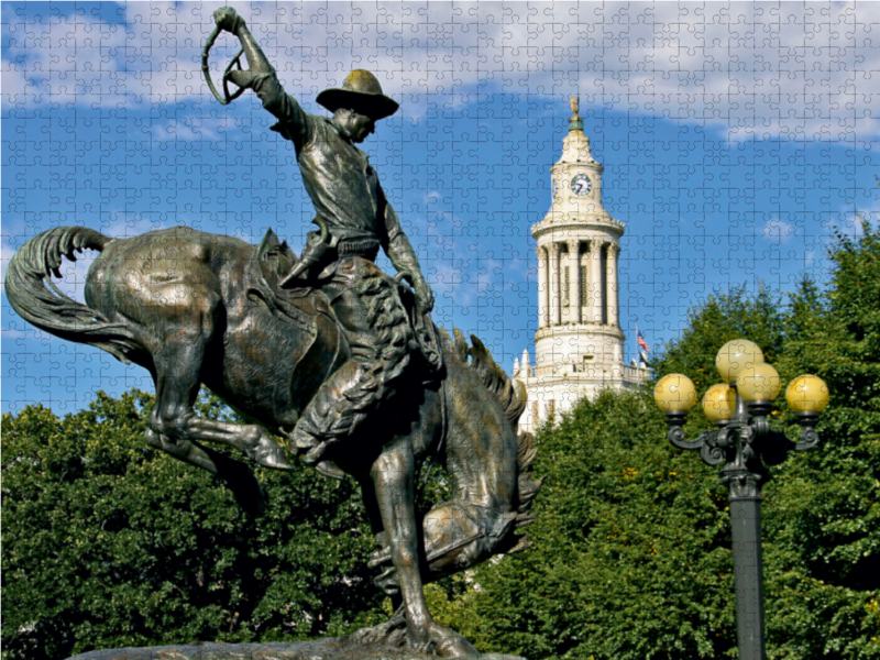 Bronco Buster Statue, Denver