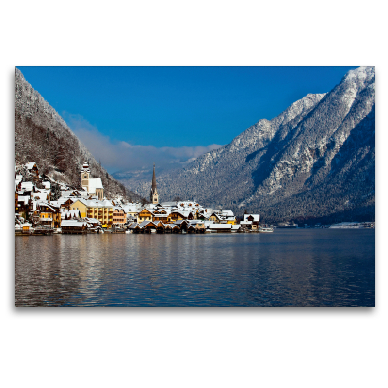 Hallstatt und Hallstättersee im Winter