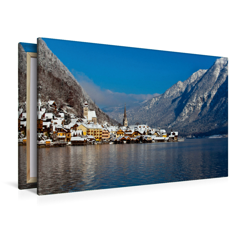 Hallstatt und Hallstättersee im Winter