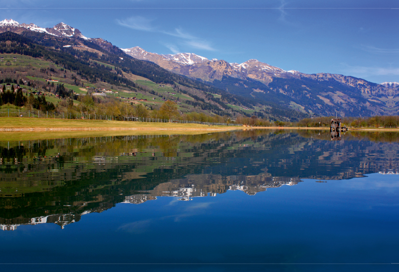 Der Badesee in Bad Hofgastein