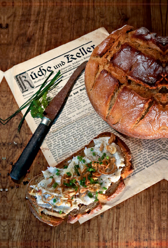 Schmalz auf Bierbrot - selbst gemacht