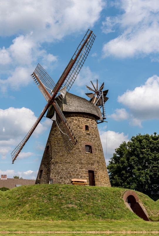 Greftmühle, Wallholländer, Windmühle, Nordhemmern