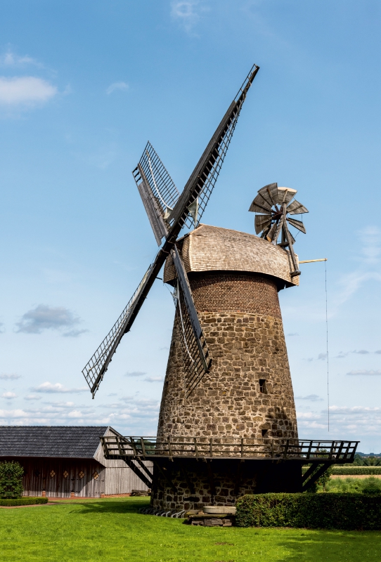 Historische Windmühlen in Minden-Lübbecke: Königsmühle, Galerieholländer, Eilhausen