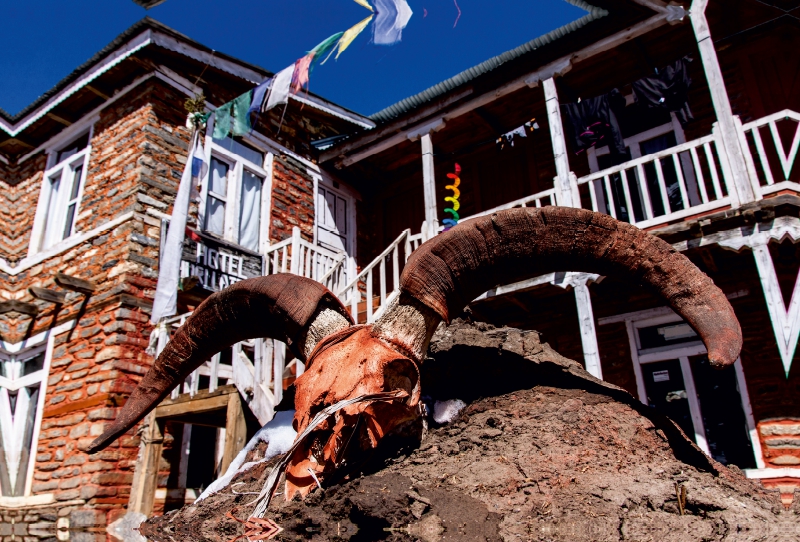 Hotel auf der Annapurna-Route