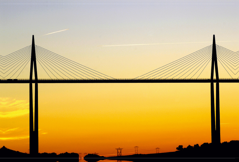 Der Viadukt von Millau