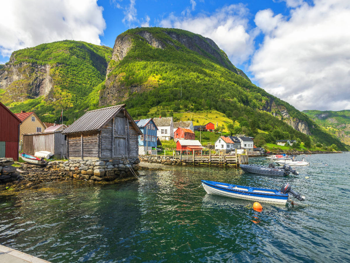 Undredal am Aurlandsfjord