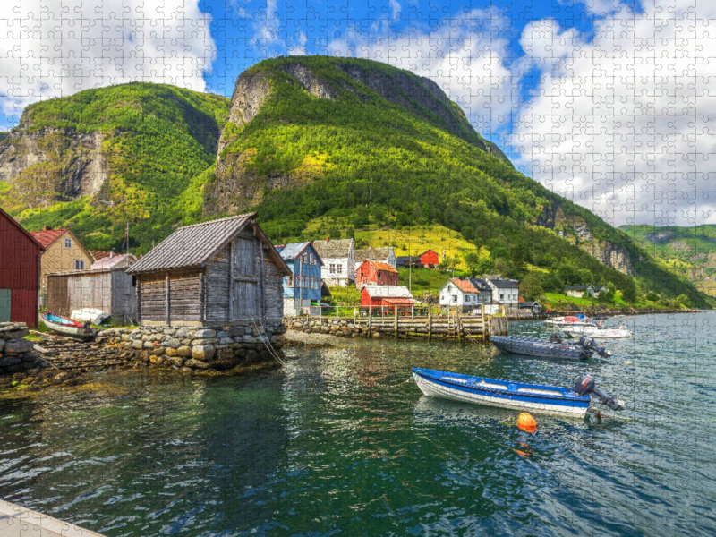 Undredal am Aurlandsfjord