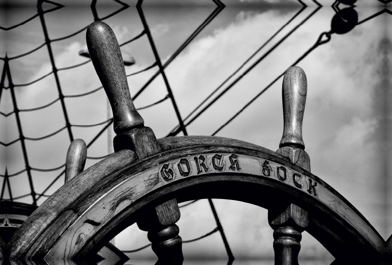 Steuerrad der Gorch Fock