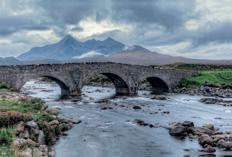 Ein Motiv aus dem Kalender Isle of Skye, die raue schottische Schönheit