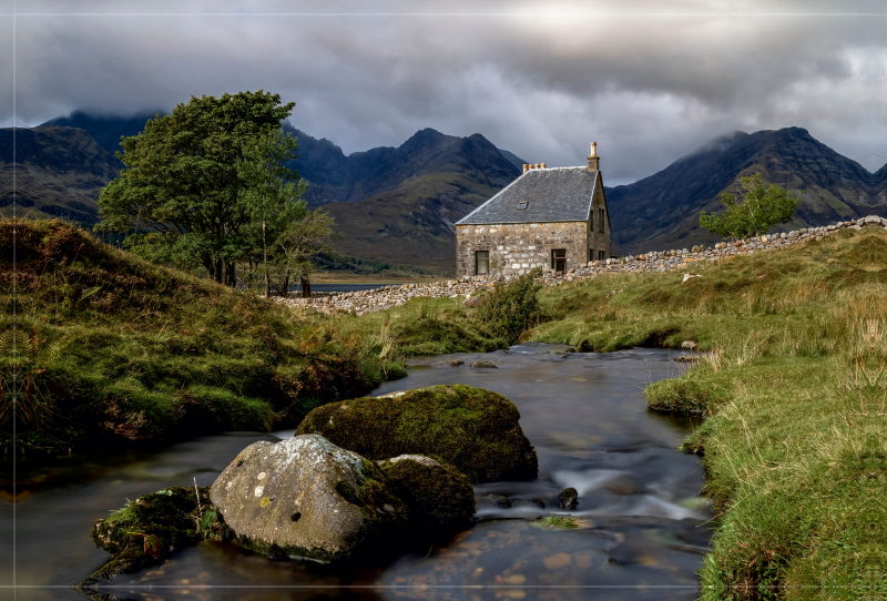 Ein Motiv aus dem Kalender Isle of Skye, die raue schottische Schönheit