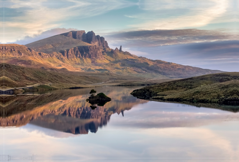 Ein Motiv aus dem Kalender Isle of Skye, die raue schottische Schönheit