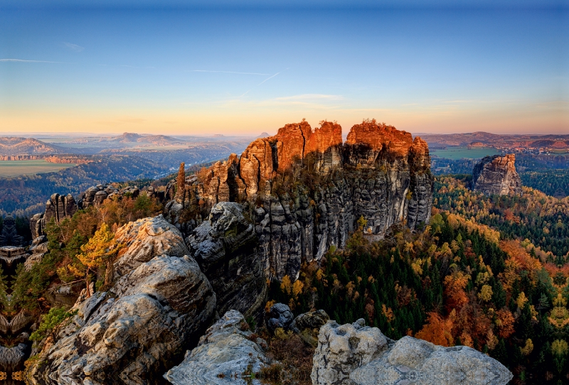 Schrammsteine, Sächsische Schweiz