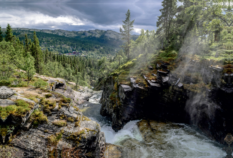 Wasserfall Rondane-Nationalpark