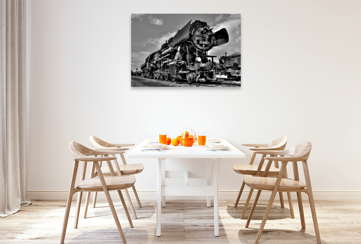 Ein Motiv aus dem Kalender Unter Dampf - Eisenbahnromantik in schwarz-weiß