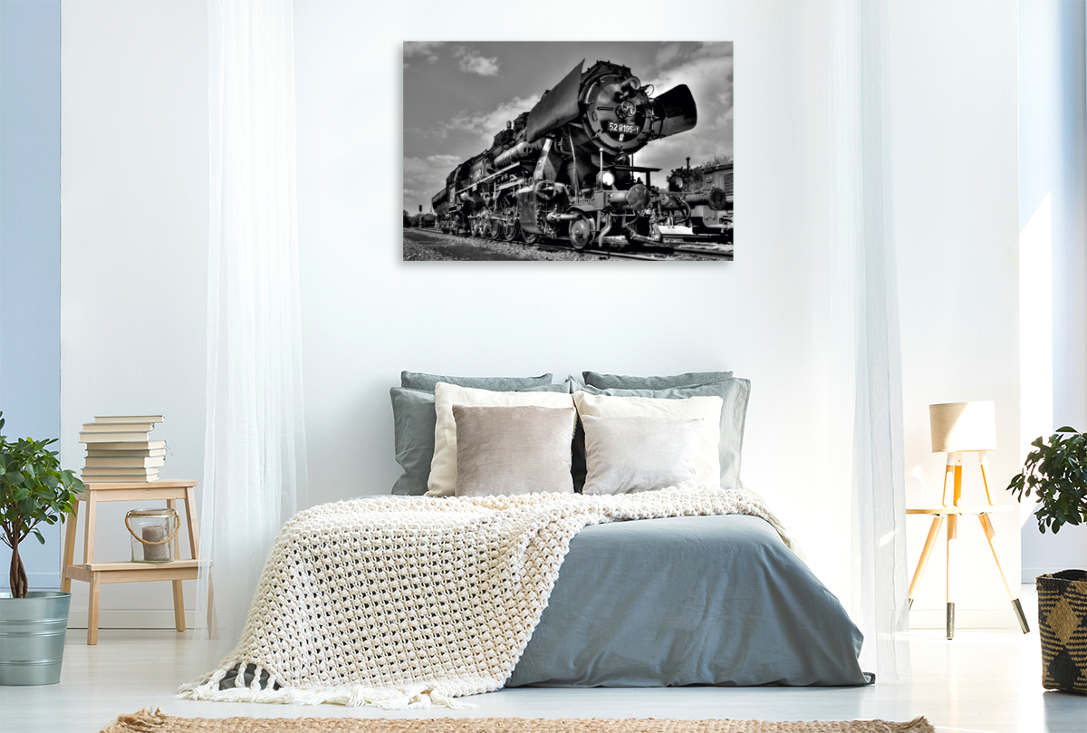 Ein Motiv aus dem Kalender Unter Dampf - Eisenbahnromantik in schwarz-weiß