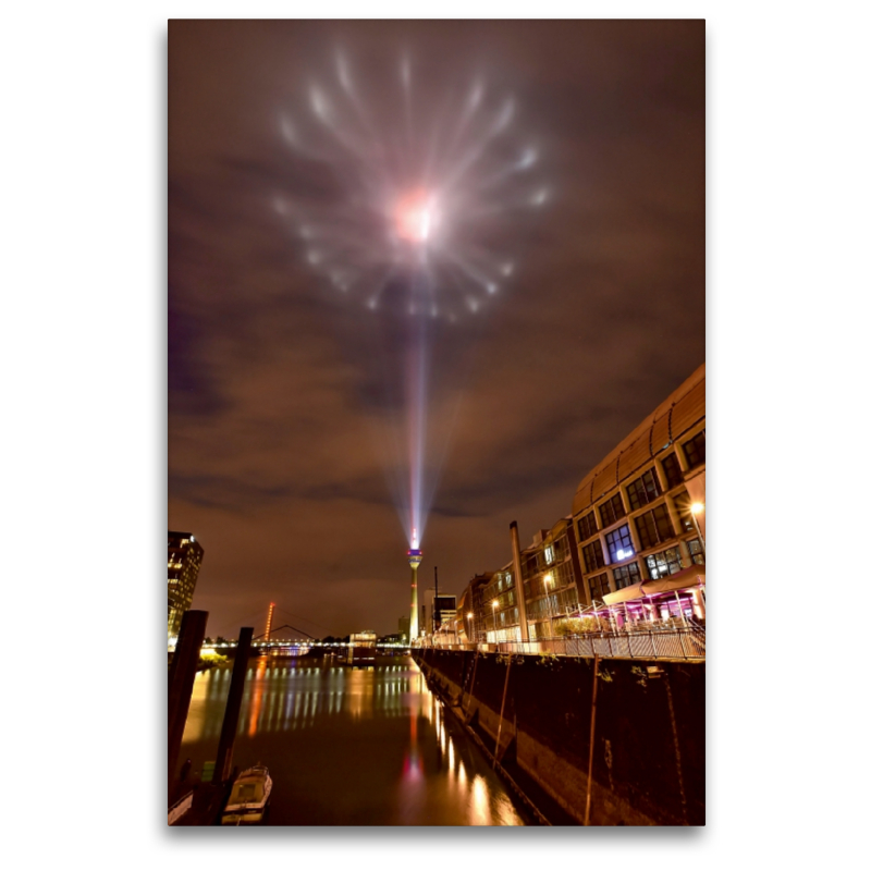 Strahlender Medienhafen zum Grand Départ in Düsseldorf