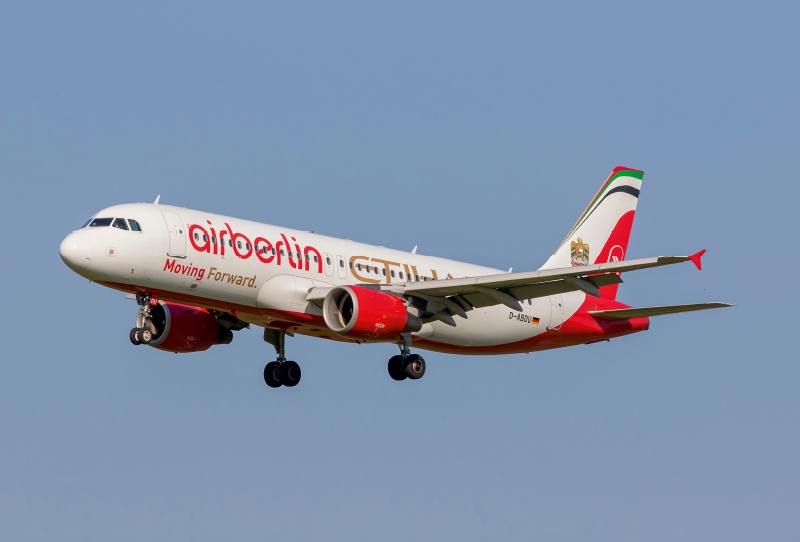 Wandbild: Airberlin Airbus A320-200