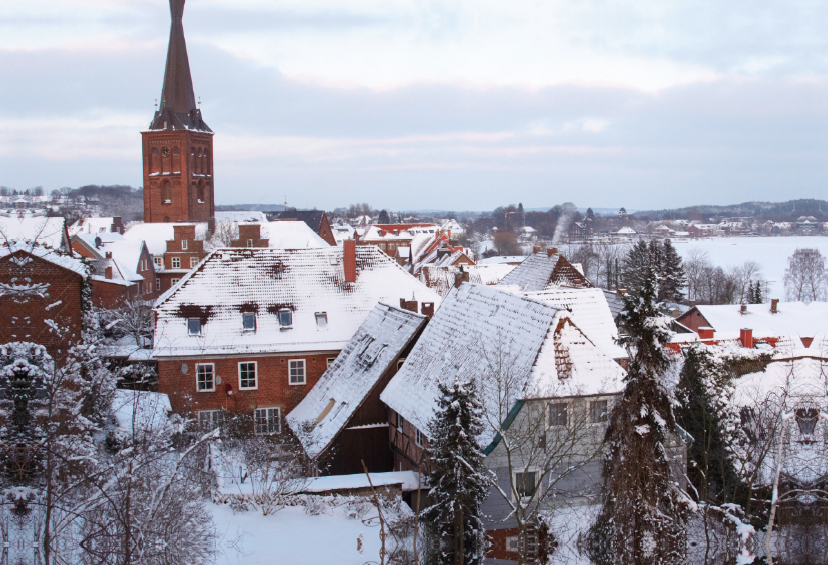 Plön im Schnee