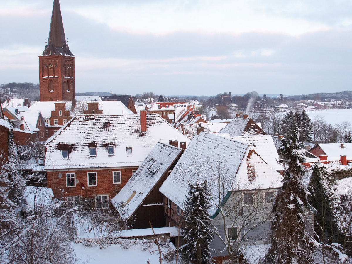 Plön im Schnee