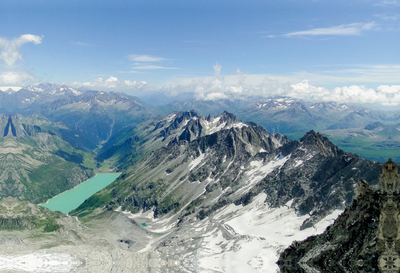 Ausblick vom Tiefenstock