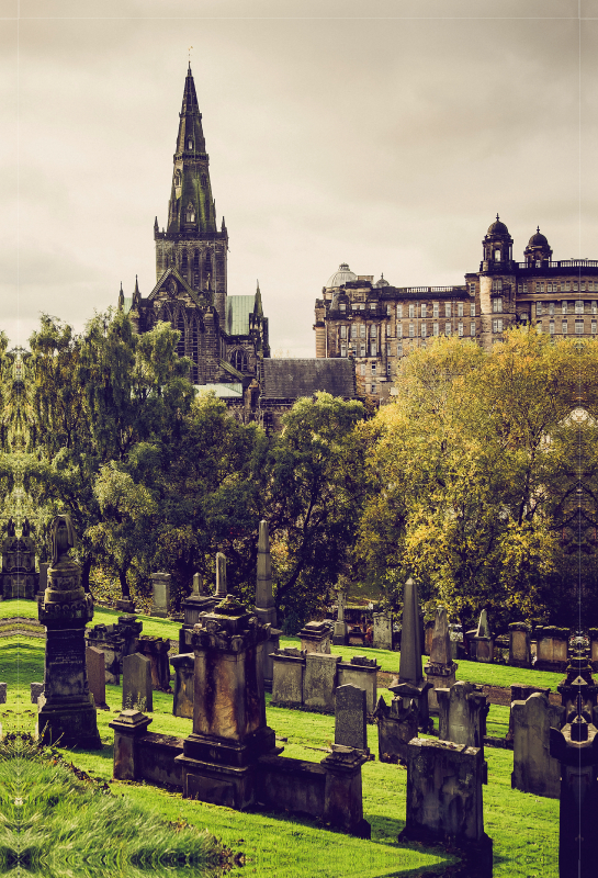 Ein Motiv aus dem Kalender Glasgow Necropolis