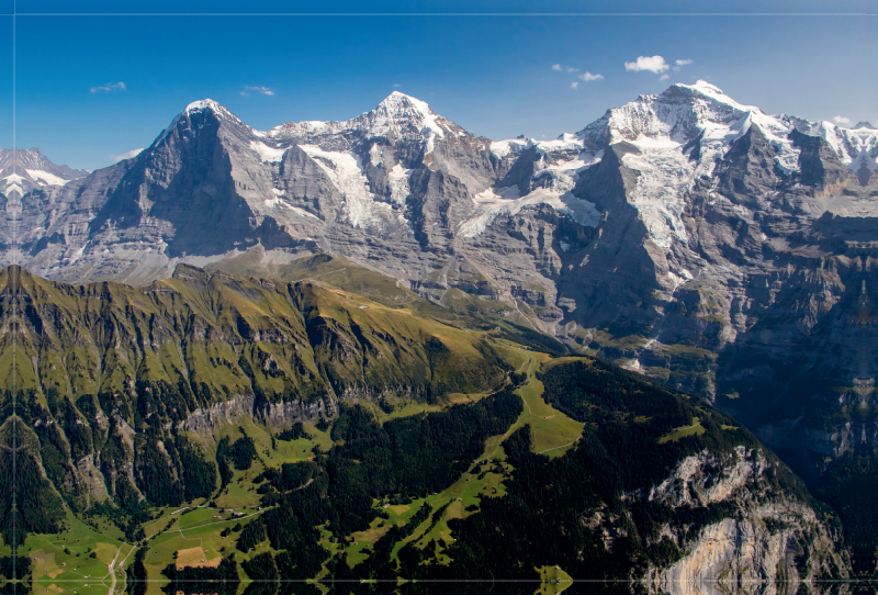 Eiger, Mönch und Jungfrau, Schweiz